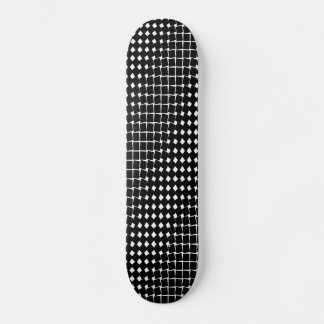 Zwart abstract patroon skateboard