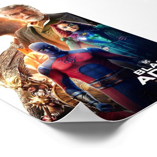 Zwart adam poster (Hoek)