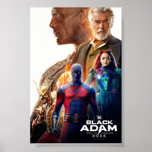 Zwart adam poster