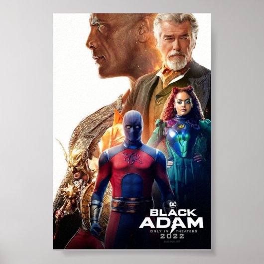 Zwart adam poster (Voorkant)