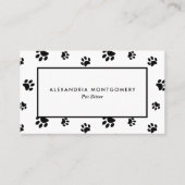 Zwart afdrukken Professionele printer Visitekaartje (Voorkant)