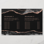 zwart agaat vouwfolder (Achterkant)