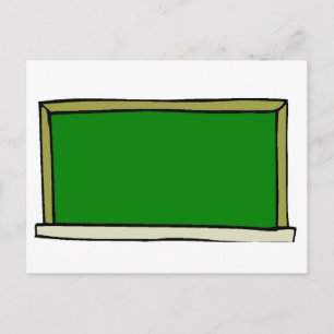 Zwart alkbord briefkaart