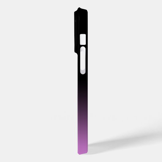 Zwart anananas paars naamscript Case-Mate iPhone case (Achterkant / Links)