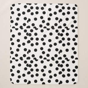 zwart_and_white_dalmatian_spot_patroon sherpa deken