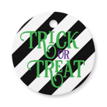 Zwart ang Wit Gestreepte Trick or treat Favoriet T