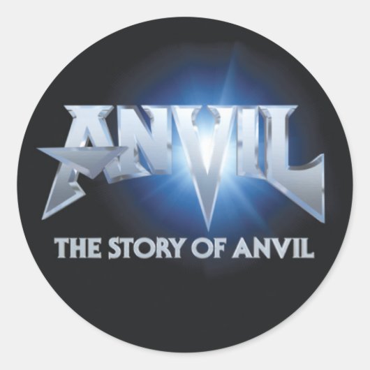 ZWART ANVIL FILM LOGO STICKER (Voorkant)