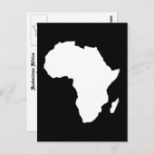Zwart-Audaciaal Afrika Briefkaart (Voorkant / Achterkant)