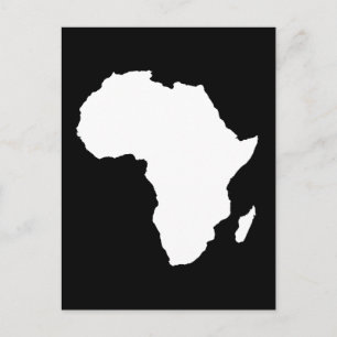 Zwart-Audaciaal Afrika Briefkaart