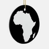 Zwart-Audaciaal Afrika Keramisch Ornament (Rechts)