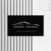 Zwart automatische gegevens, automatische reparati visitekaartje