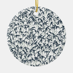 Zwart bamboe Ornament