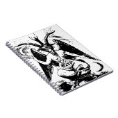  zwart Baphomet Notitieboek (Rechterzijde)