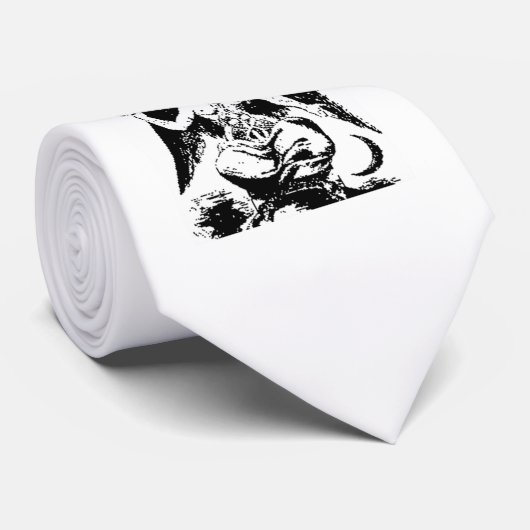  zwart Baphomet Stropdas (Opgerold)