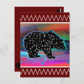 Zwart Beer Briefkaart (Voorkant / Achterkant)