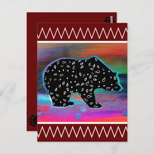 Zwart Beer Briefkaart (Voorkant / Achterkant)