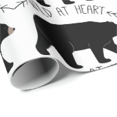 Zwart Beer Cadeaupapier (Rol Hoek)