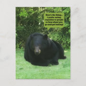 Zwart Beer - "Cubby Cupcake" Briefkaart (Voorkant)