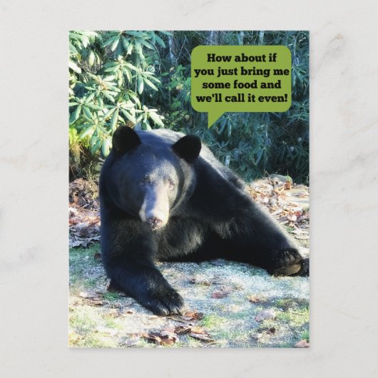 Zwart Beer - "Cubby - Let's Make a Deal" Briefkaart (Voorkant)