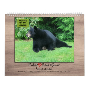 Zwart Beer - Cubby Love Humor 2025 Kalender