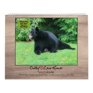 Zwart Beer - Cubby Love Humor 2025 Kalender
