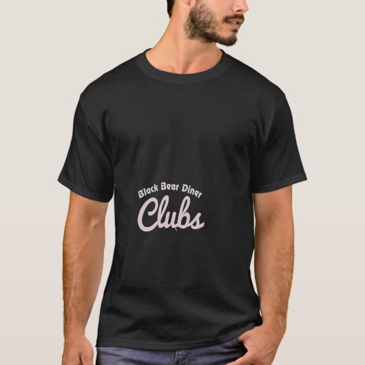 Zwart Beer Diner T-shirt (Voorkant)