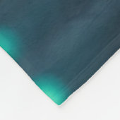 Zwart Beer en Aurora Art Fleece Deken (Hoek)