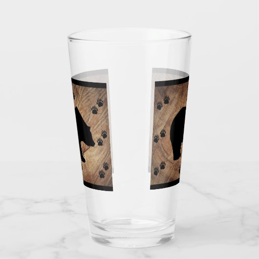 Zwart Beer en Beer poten Glas (Rechts)