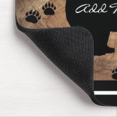 Zwart Beer en Beer poten Muismat (Hoek)