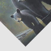 Zwart Beer en kubussen Tissuepapier (Detail)