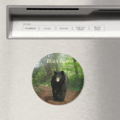 ZWART BEER Forest Natuur Magnet Magneet (Insitu (Vaatwasser))