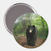 ZWART BEER Forest Natuur Magnet Magneet (Voorkant / Achterkant)