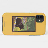Zwart Beer in de bosbouw - Idaho Case-Mate iPhone Case (Achterkant (horizontaal))
