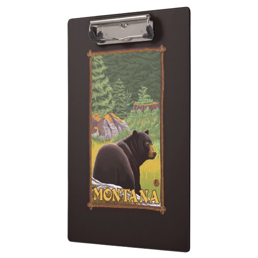 Zwart Beer in de bosbouw - Montana Klembord (Links)
