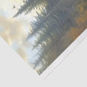 Zwart Beer in een River Illustration Decoupage Tissuepapier (Detail)