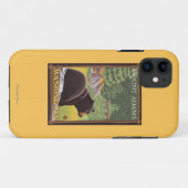 Zwart Beer in het bos - Mount Adams, Washington Case-Mate iPhone Case (Achterkant (horizontaal))