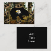 Zwart Beer Kale Eagle Beer Paw Prints Wilderness S Visitekaartje (Voorkant / Achterkant)