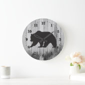 Zwart beer land grote klok (Huis)