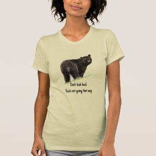 Zwart Beer met Motivatie quote T-shirt
