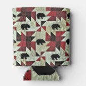 Zwart Beer Quilt Blikjeskoeler (Achterkant)