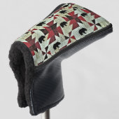 Zwart Beer Quilt Golfheadcover (3/4 voorkant)