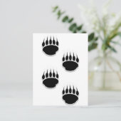 Zwart Beer schilderafdrukken Briefkaart (Staand voorkant)