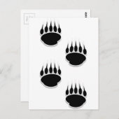 Zwart Beer schilderafdrukken Briefkaart (Voorkant / Achterkant)