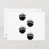 Zwart Beer schilderafdrukken Briefkaart (Voorkant / Achterkant)