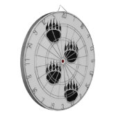 Zwart Beer schilderafdrukken Dartbord (Voorkant Links)