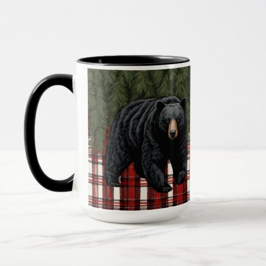 Zwart Beer Silhouette Mok (Links)