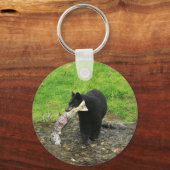 Zwart Beer Sleutelhanger (Voorkant)
