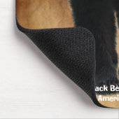 Zwart Beer Wildlife Supporter Mousepad Muismat (Hoek)