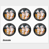 Zwart beste vrienden voor altijd Sticker (Vel)