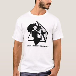 zwart bewustzijn t-shirt